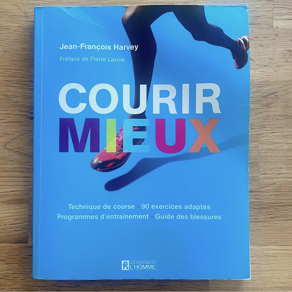 COURIR MIEUX 🏃🏻♀️| Book in French by Jean-François Harvey | EUC